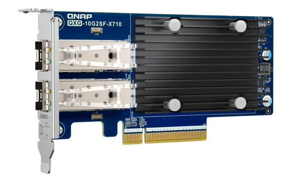 QNAP QXG-10G2SF-X710 | 2-portowa karta rozszerzeń 10GbE SFP+ dla QNAP/PC
