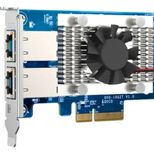 QNAP QXG-10G2T | 2-portowa karta rozszerzeń 10GbE Base-T dla QNAP/PC