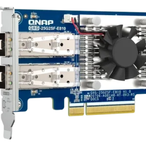 QNAP QXG-25G2SF-E810 | 2-portowa karta rozszerzeń 25GbE SF28 dla QNAP/PC