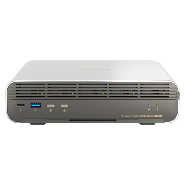 QNAP TBS-h574TX-i5U-16G | 5-zatokowy serwer NASbook, Intel i5-1235U, 16GB RAM, 1x 10GBASE-T, Compact
