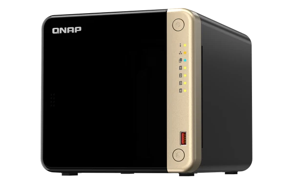 QNAP TS-464-8G PROMOCJA | 4-zatokowy serwer NAS, Intel Celeron, 8GB RAM, 2x 2,5GbE RJ-45, Tower