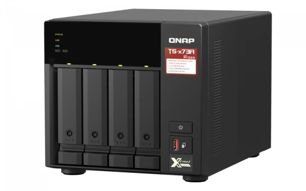 QNAP TS-473A-8G PROMOCJA | 4-zatokowy serwer NAS, AMD Ryzen, 8GB RAM, 2x 2,5GbE RJ-45, Tower
