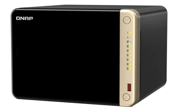 QNAP TS-664-8G | 6-zatokowy serwer NAS, Intel Celeron, 8GB RAM, 2x 2,5GbE RJ-45, Tower