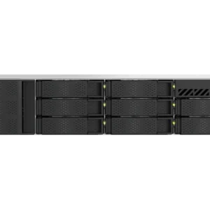 QNAP TS-855eU-8G | 8-zatokowy płytki serwer NAS, Intel Atom, 8GB RAM, 2x 2,5GbE RJ-45, RACK