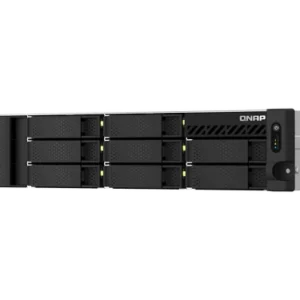 QNAP TS-864eU-8G | 8-zatokowy płytki serwer NAS, Intel Celeron, 8GB RAM, 2x 2,5GbE RJ-45, RACK