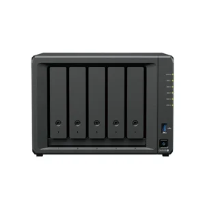 Synology DS1525+ | 5-zatokowy serwer NAS, AMD Ryzen V1500B, 2× 2.5 GbE, M.2 NVMe, Tower