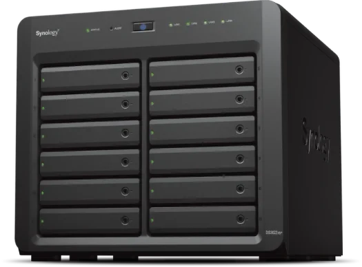 Synology DS3622xs+ | 12-zatokowy serwer NAS, Intel Xeon, 16GB RAM, 2x 1GbE, 2x 10GbE RJ-45, Tower