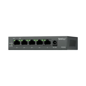 Synology PS500 | Switch PoE, 5 portów GE, 4xGE PoE+, 60W